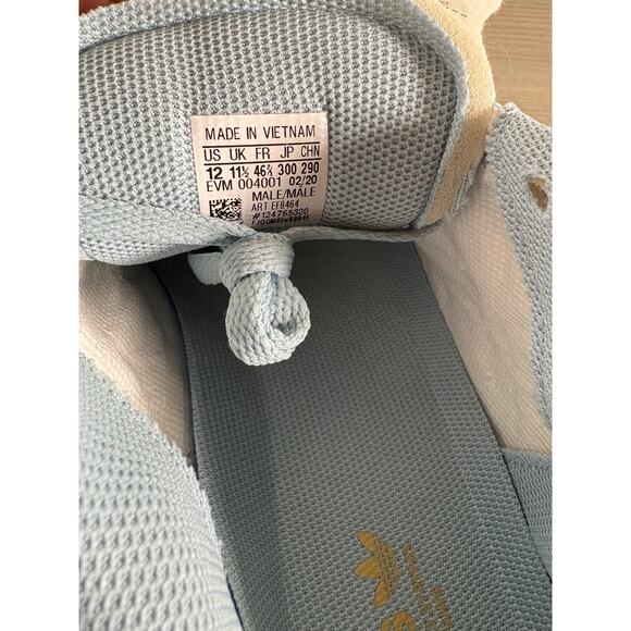 Adidas Busenitz Men’s 12 Sneaker Skateboarding Shoe Ash Gray Gum Blue Athletic - Picture 5 of 9